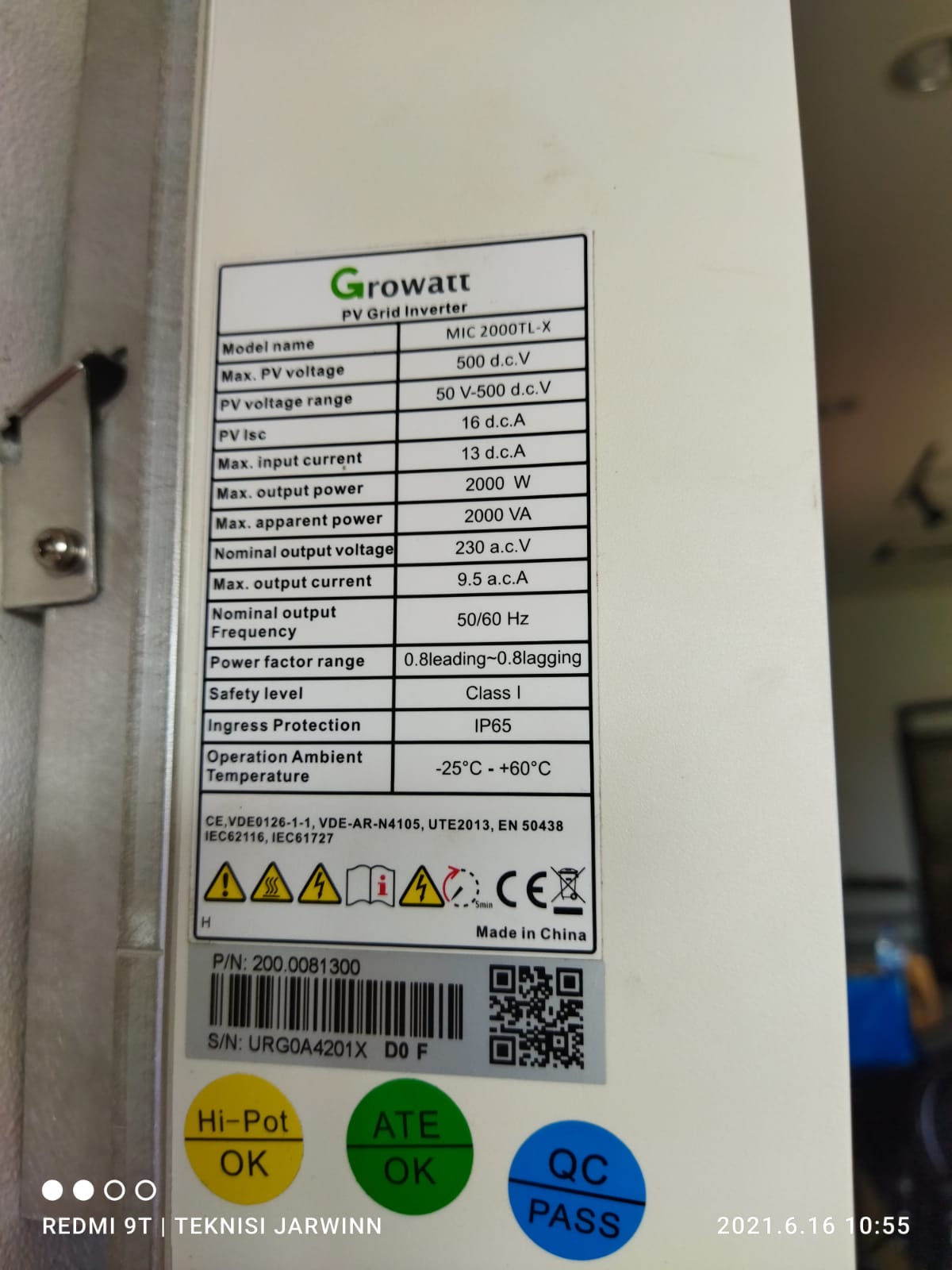 Pemasangan Panel Surya ( solar panel ) di Tuban, Bali