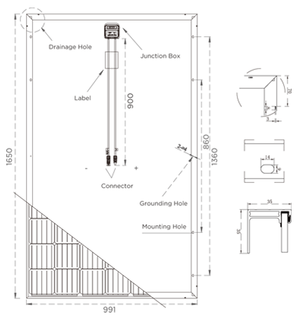 Panel Surya DHM72 325W–340W